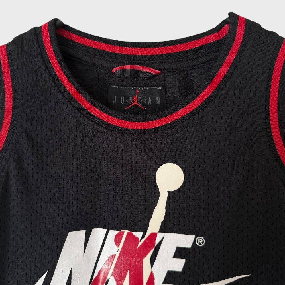 Nike Air Jordan Kids Jumpman Basketball Jersey Black Toddler Size Extra Small - Picture 5 of 10